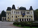 A kastély homlokzata A kastély homlokzata