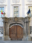 A Brukenthal múzeum bejárata