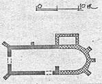 A monostor alaprajza A monostor alaprajza