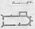 A monostor alaprajza