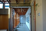 Bejárat a HPC erőforrás-terembe