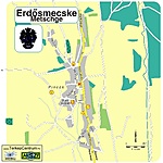 Erdősmecske térképe Erdősmecske térképe