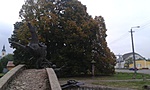 152. állomás Kápolna, Millenniumi emlékpark.Három hárs. 152. állomás Kápolna, Millenniumi emlékpark.Három hárs.