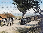 Balatonalmádi Öreghegy vasúti megálló 1910-ben