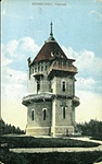 A víztorony régi képeslapon
