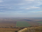 Kilátás a Szálka és Szekszárd közötti domb tetejéről a Duna felé