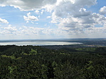 kilátás a Balatonra