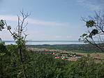 Kilátás a Balatonra és a Szent Mihály dombra