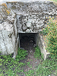 A bunker lejárata