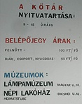 Nyitvatartás Nyitvatartás