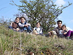 Eszter, Zsuzsi, Gombi, Anna, Zsemi, Peti bá' Zsozsóval (2007. április)