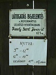 Nyitvatartási idő