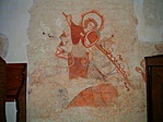 650 éves graffiti-sárkányölő Szent Györggyel