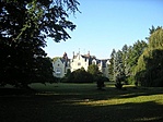 Kastély park felől