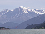 Ortler a Lago Di Resia partjáról Ortler a Lago Di Resia partjáról