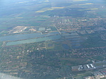 bányatavak madártávlatból