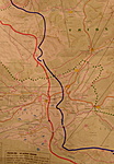 az Isonzo frontjának északi része