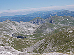Hátul a Schneeberg és a Rax