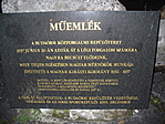 Műemléktábla 1