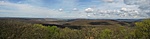 180 fokos panoráma a kilátóból Aggtelek irányába
