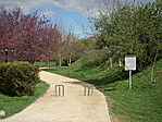 A park bejárata