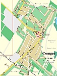 Csenger térképe