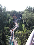 A sétány fentről