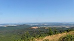 Recsk felé, távolban a kék hegyek...