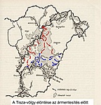 A Tisza-völgy elöntése az ármentesítés előtt