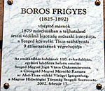 80. Boros Frigyes, Szeged, Kálvin tér 7.