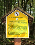 A tanösvény egyik állomása