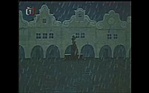 Főtér, esőben