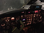 HA-LAF Let L-410 pilótafülke éjjel