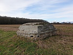II. Világháborús katonai bunker a tó mögött