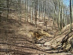 Meddőhányó a Kuruc-pataknál