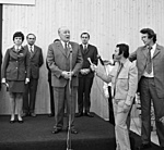 1975, a tábor megnyitója (forrás: <a href="fortepan.hu">Fortepan</a>)