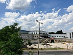 Az épület felülről
