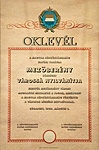 Oklevél 1989. márc 1.