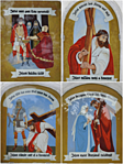 A keresztút állomásai (I.-II.-III.-IV.)