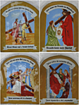 A keresztút állomásai (V.-VI.-VII.-VIII.)