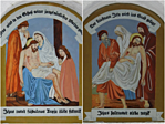A keresztút állomásai (XIII.-XIV.)