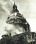 1947.6.20 - a háborús sérülések utáni helyreállítás közben kigyulladt a kupola