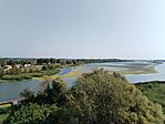 Ring-a-tó - Kiskörei strand arra a távolban - nyáron