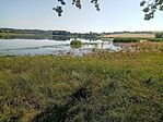 Most nagy a vízszint, a félszigetre is bejön a víz
