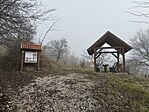 Útközben pihenőhely és infótábla