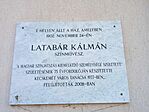 Latabár Kálmán emléktábla