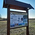 A tanösvény egyik táblája