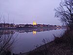 Szeged tekintete a láda felől estvefelé