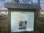 Információs tábla a pótjelszóval