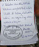 Logbook bejegyzés